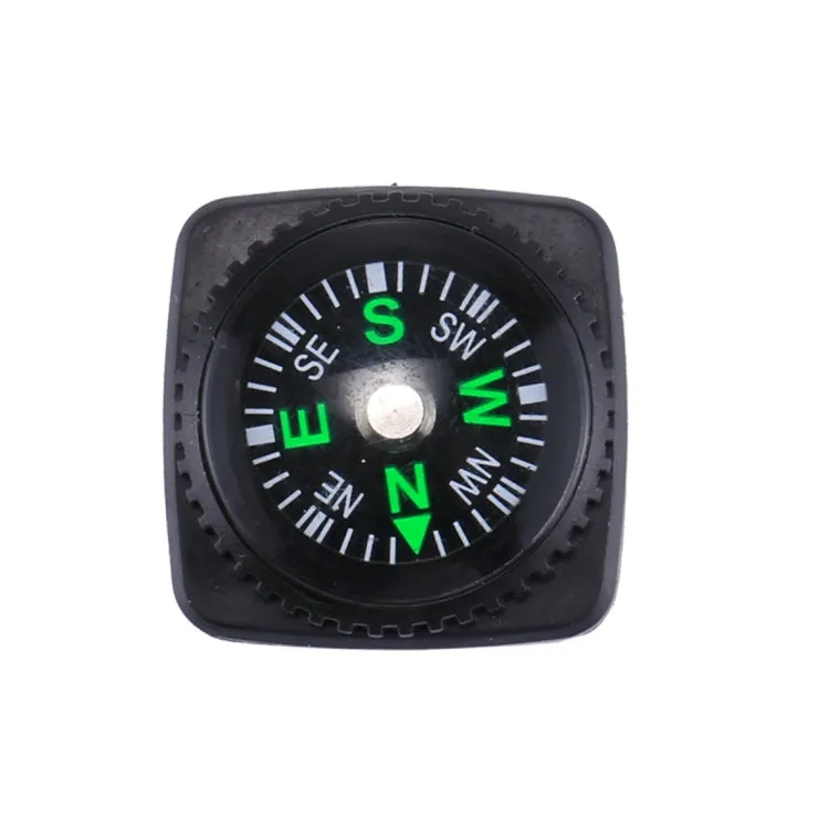 10 PCS 20mm Outdoor Sports Camping Hiking Pointer Guider Plastic Compass Hiker Navigation, Random Color Delivery