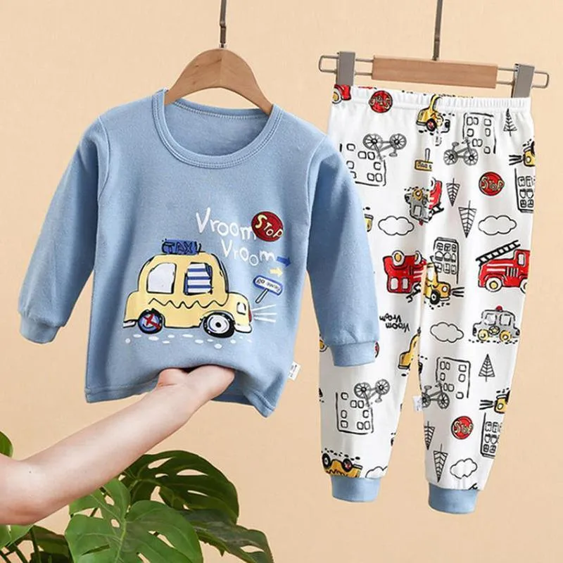 2-piece Pajamas Sets for Toddler Boy Wholesale Children's Clothing