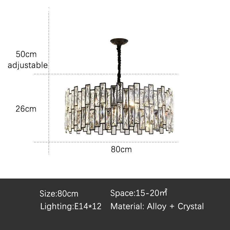 2023 New Nordic Modern Ceiling Chandelier Luxury Home Lighting Bedroom Dining Living Room Crystal Pendant Lamp Led Ring Light