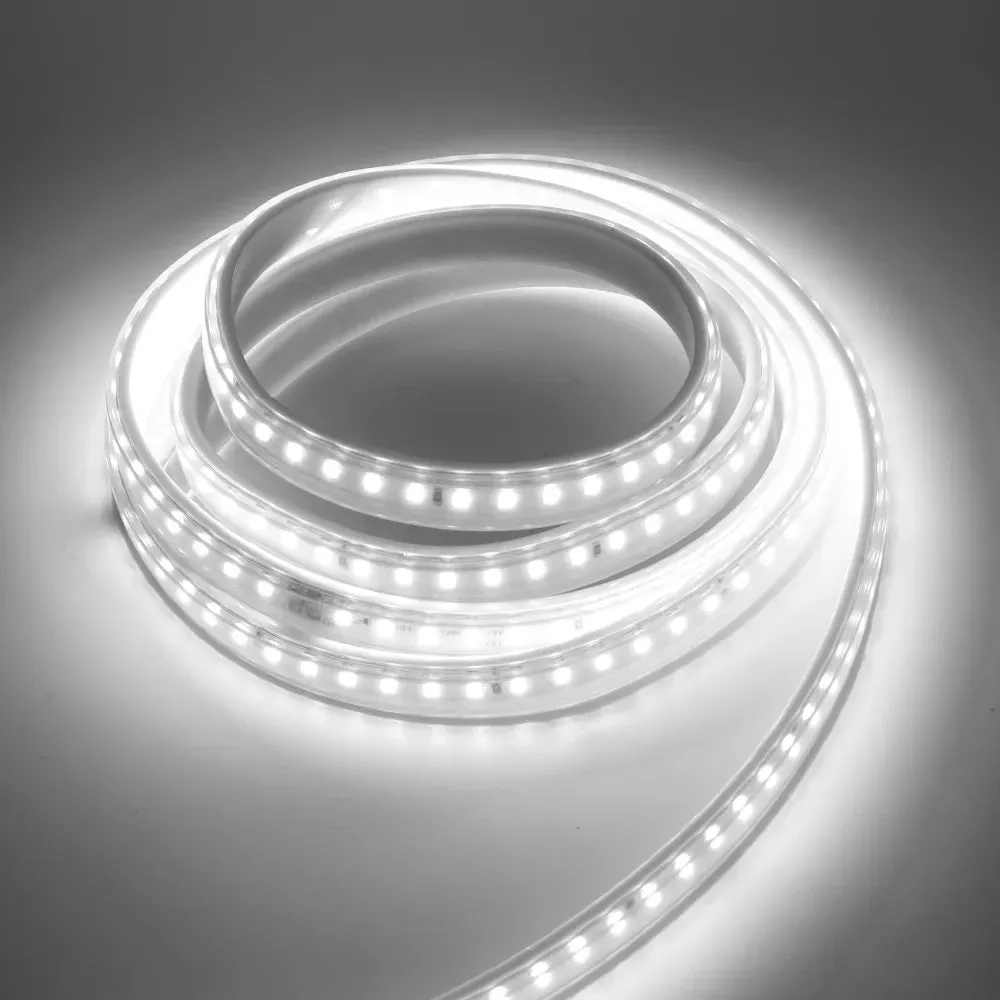 220V 110V LED Strip Light 2835 SMD 120LEDs/m Waterproof Flexible LED Ribbon Light Tape EU US UK Plug Home Decoration String Lamp