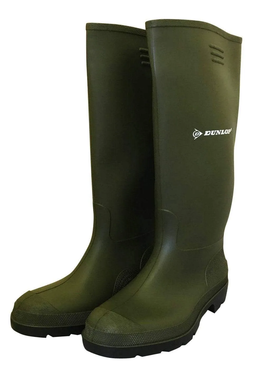 Budget Master Green Wellies by Dunlop