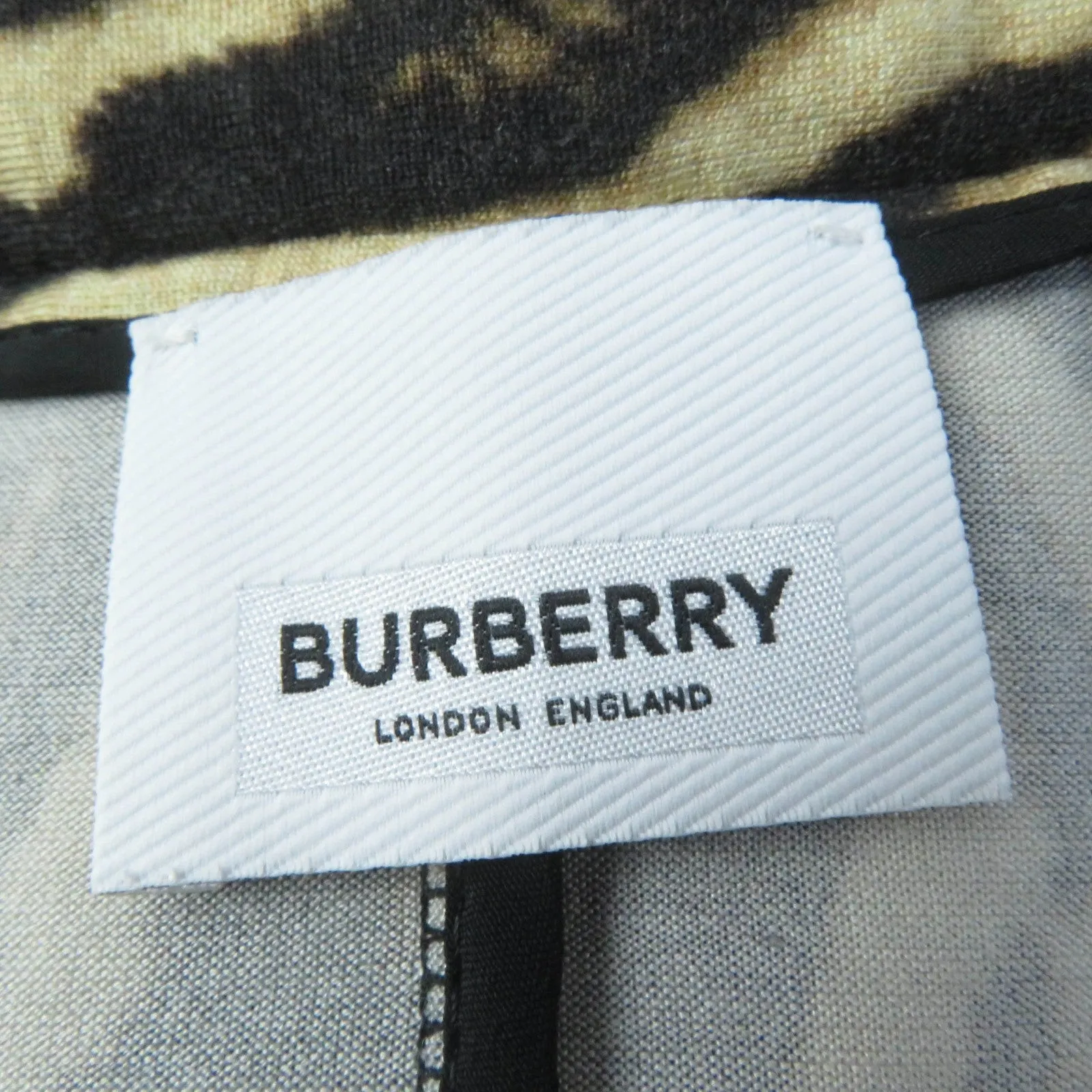 Burberry Silk Nylon Pleated Skirt Brown 38