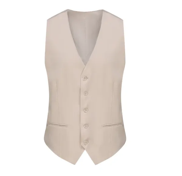 Classic Fit Performance Stretch Three-Piece Suit - Light Beige