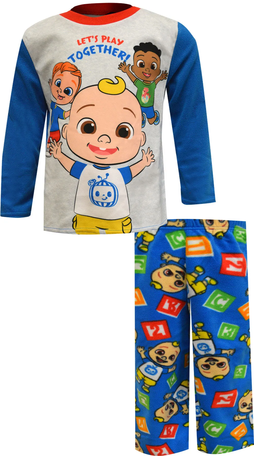 CoComelon Let's Play Together Fleece Toddler Pajamas