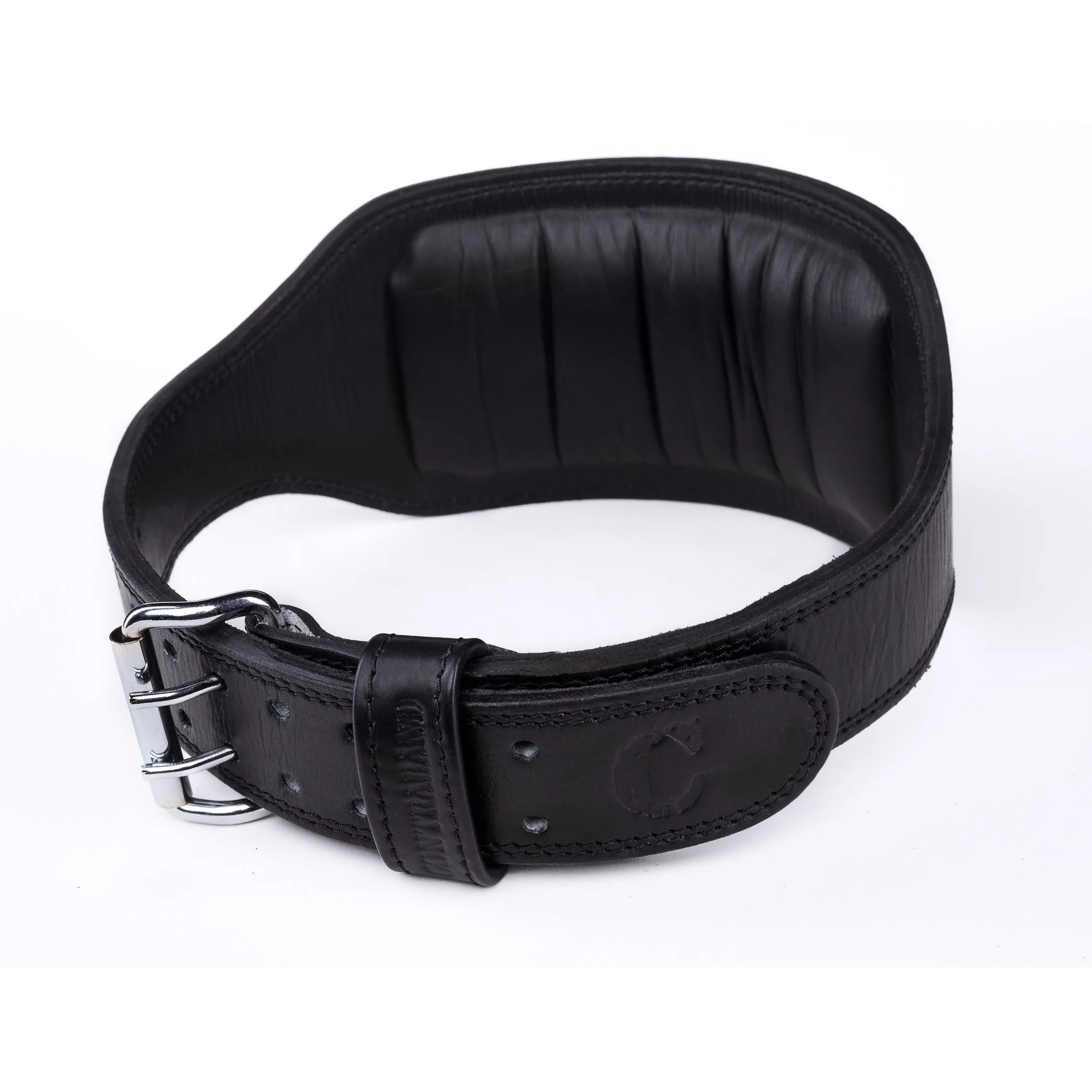 Contraband Black Label 4360 6in Top Grain Cowhide  Padded Leather Belt