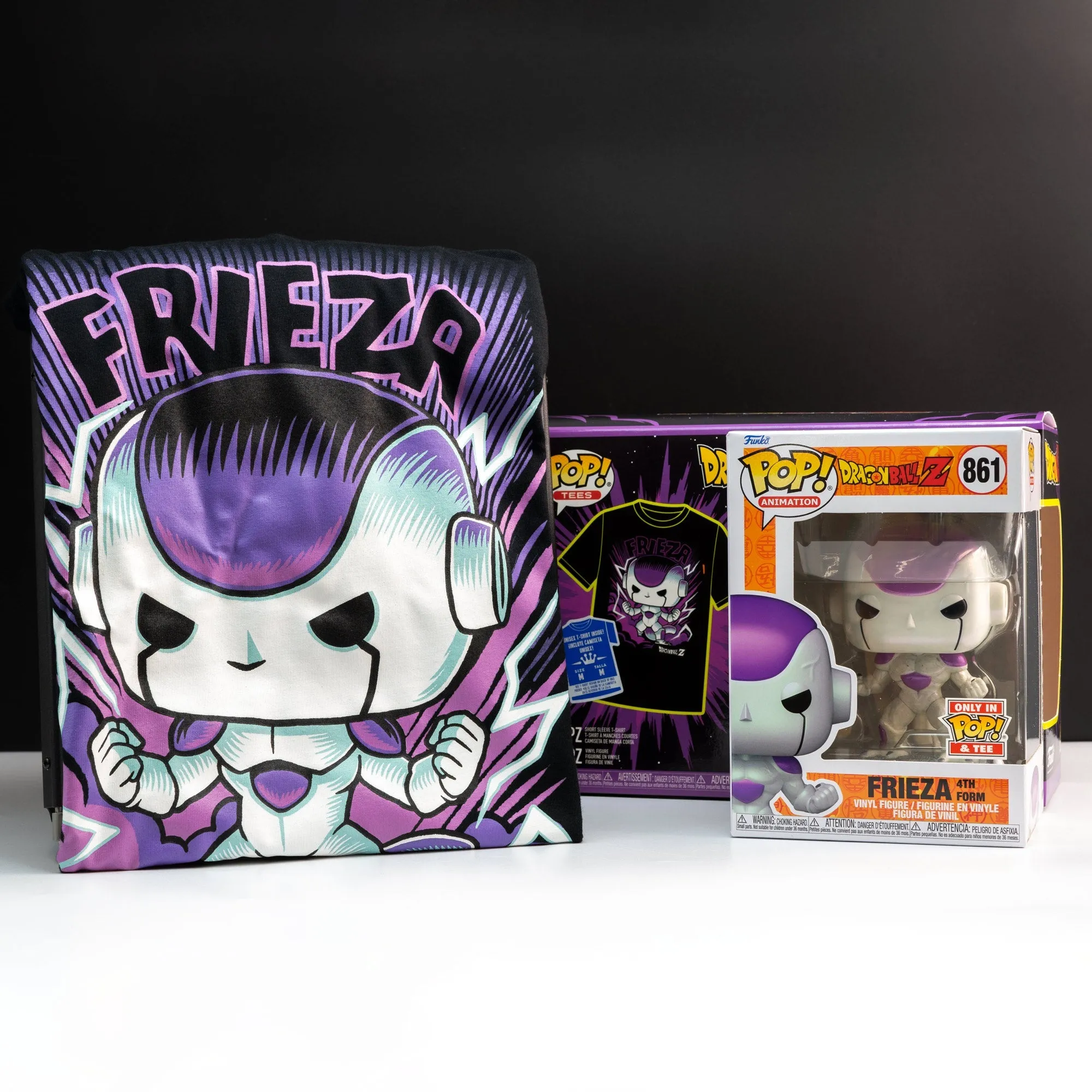 DBZ Frieza Final Form Pop! Vinyl and Tee Set