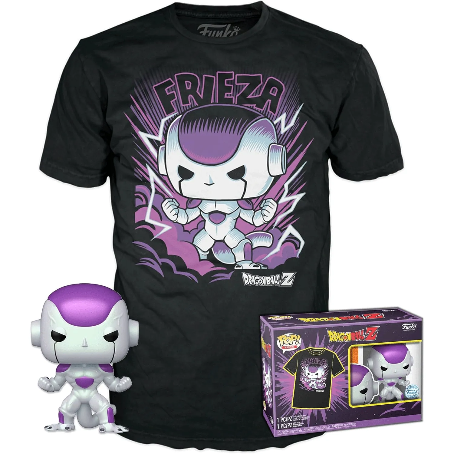 DBZ Frieza Final Form Pop! Vinyl and Tee Set