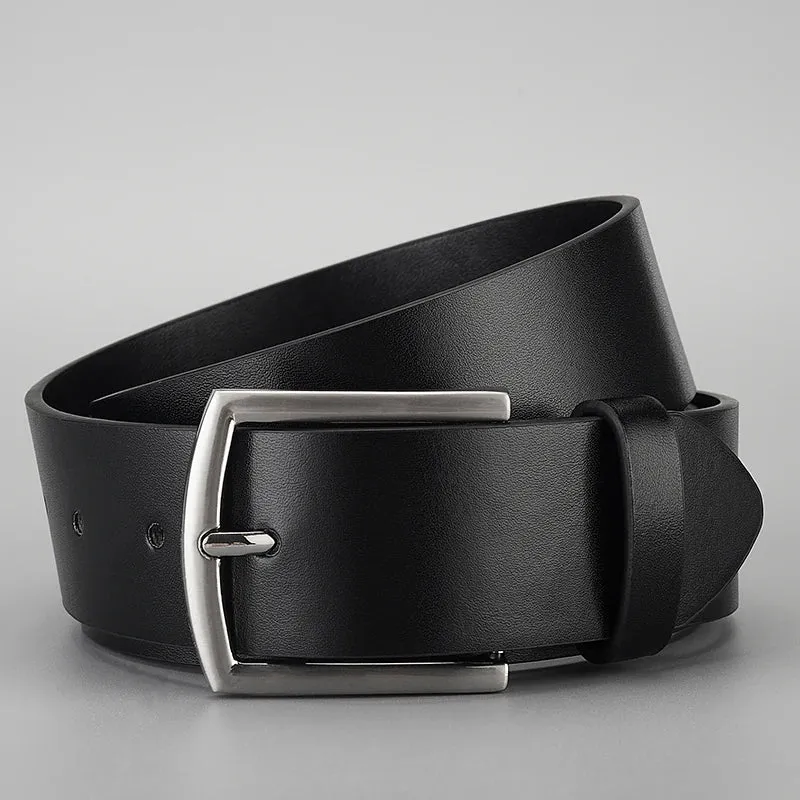 Famous Brand Luxury Designer Belts for Men Classic Pu Leather Pin Buckle Waist Male Strap Black Belt for Jeans High Quality