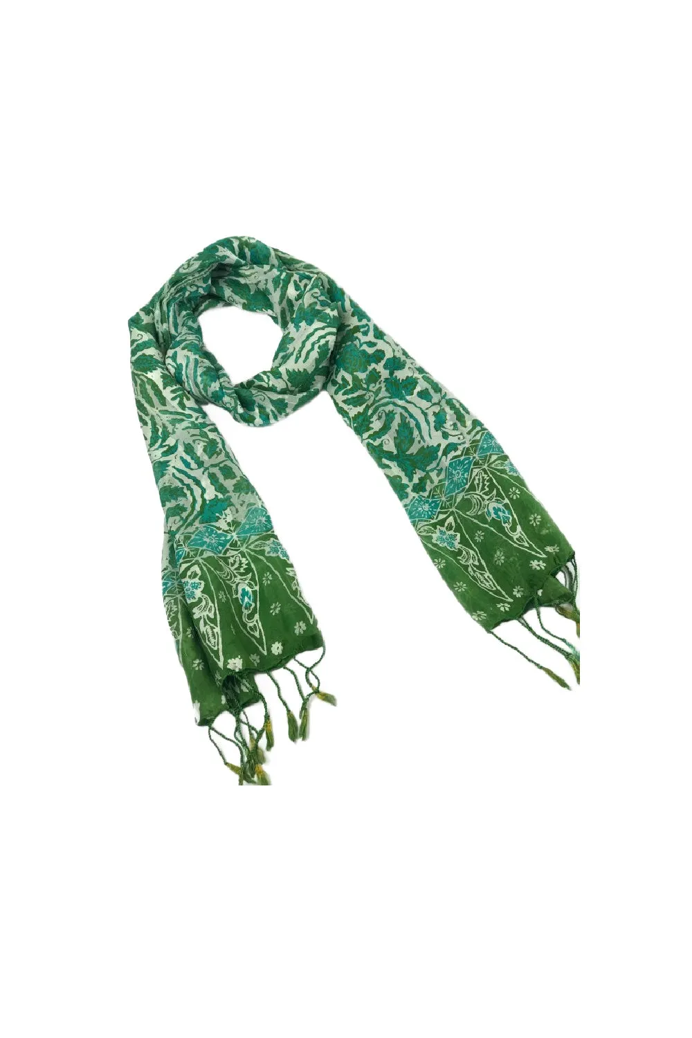 Floral Life Silk Scarf