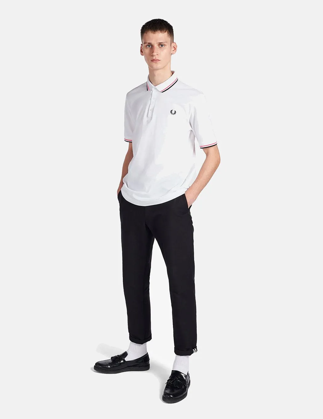 Fred Perry Made in Japan Polo Shirt - White