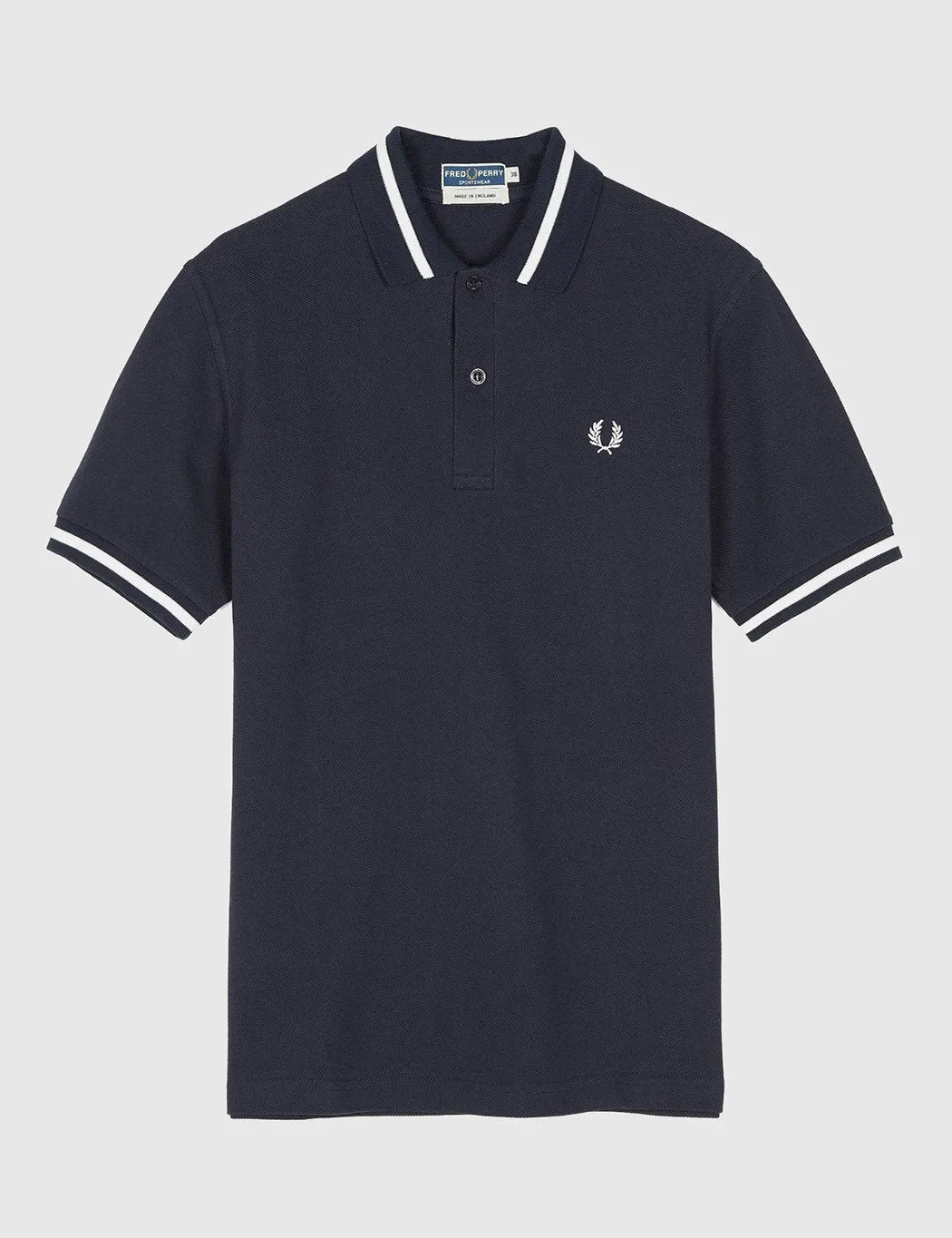 Fred Perry Single Tipped Polo Shirt - Navy Blue