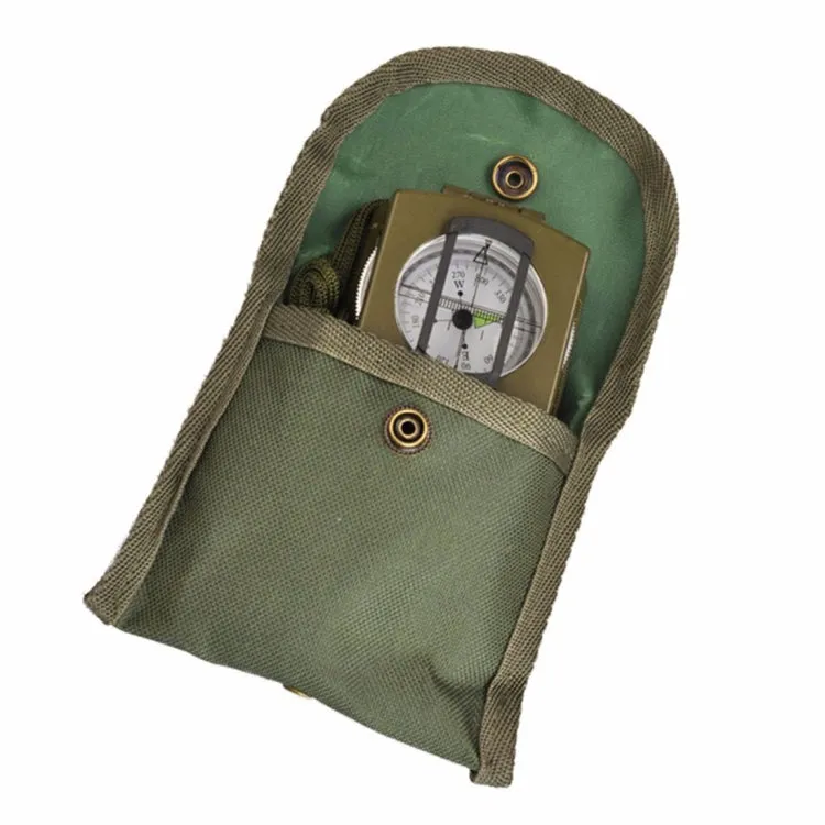 GoldGood DC60-2A Outdoor Multi-function Military Travel Geology Pocket Prismatic American Compass with Luminous Display(Army Green)