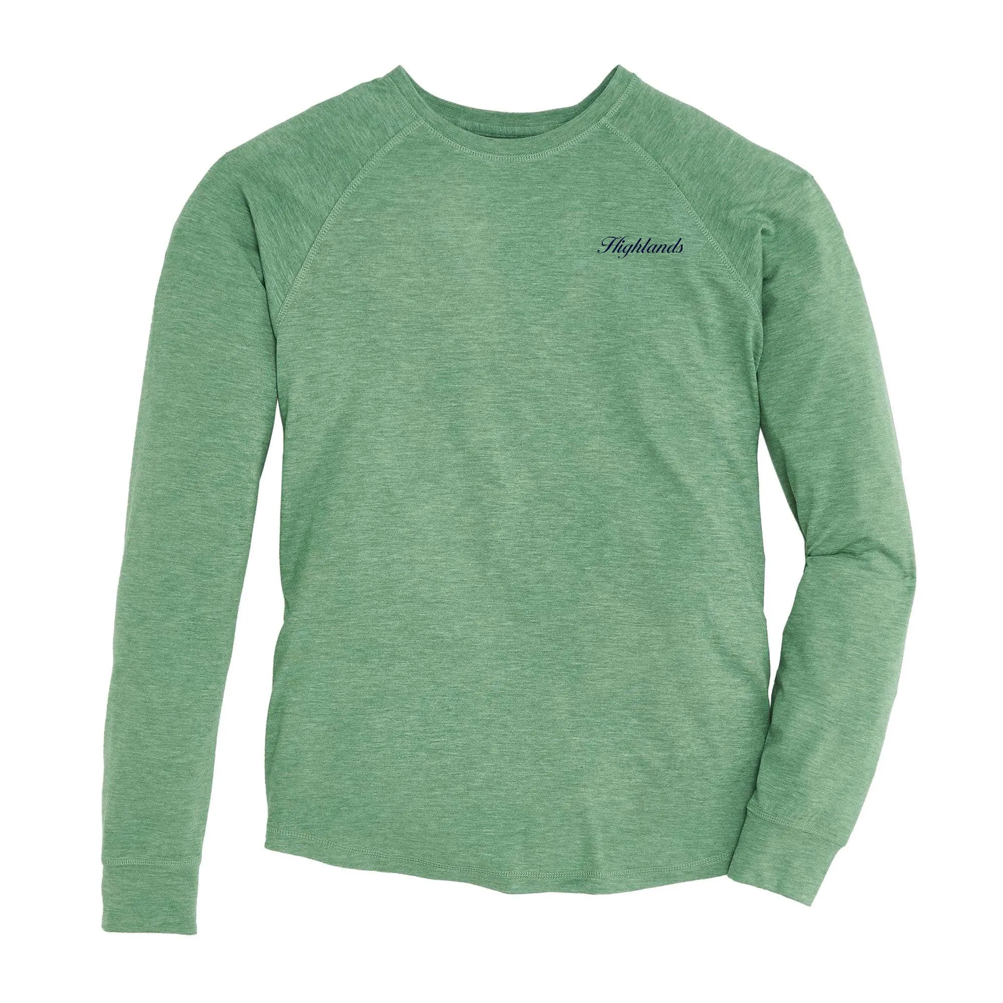 Highlands Town Script Performance Crewneck - Fairway