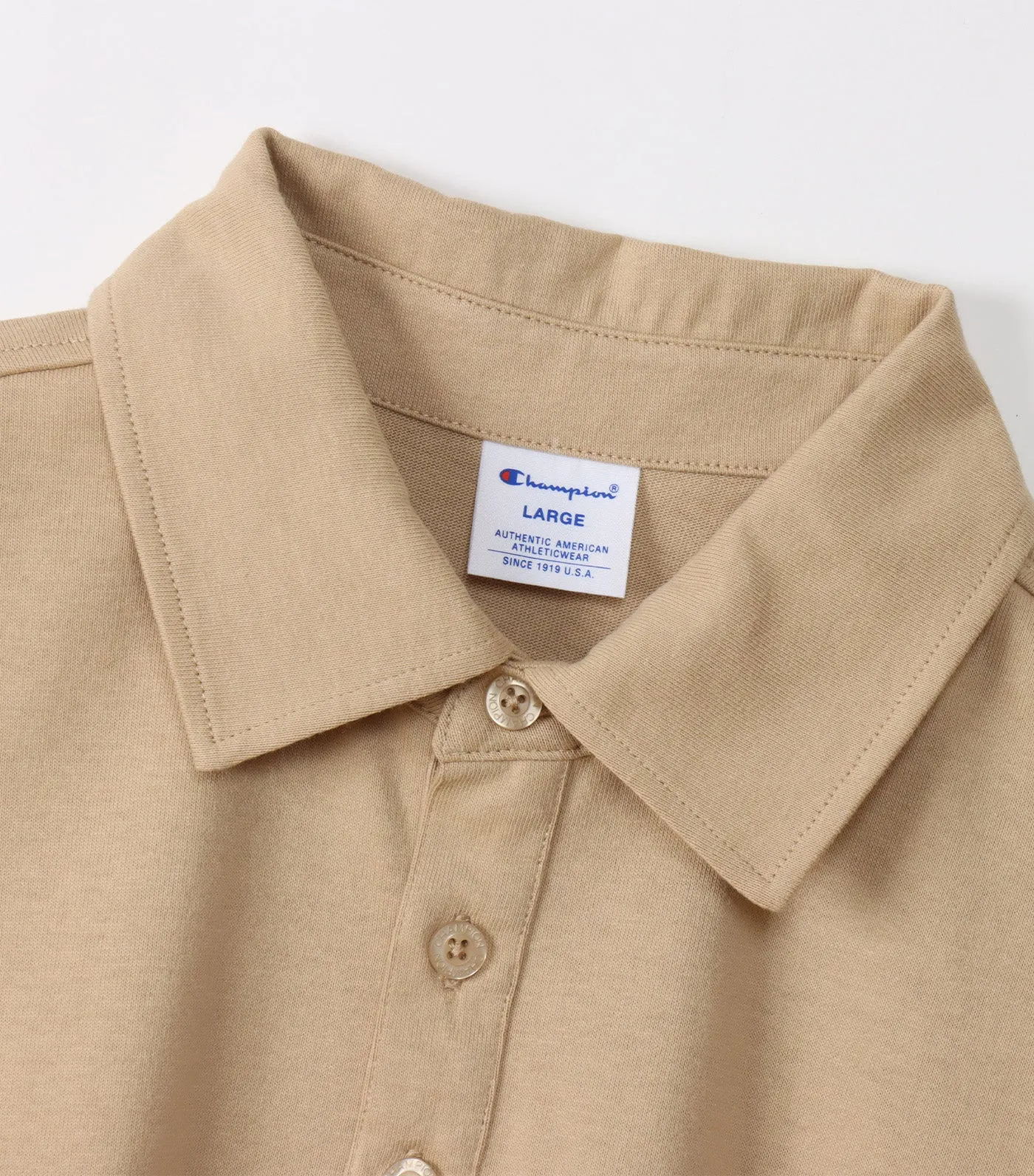 Japan Short Sleeve Polo Shirt Sand Beige