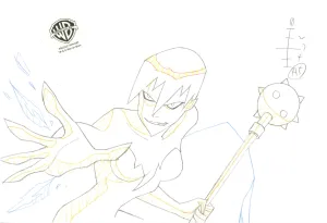 Justice League Original Production Drawing: Killer Frost