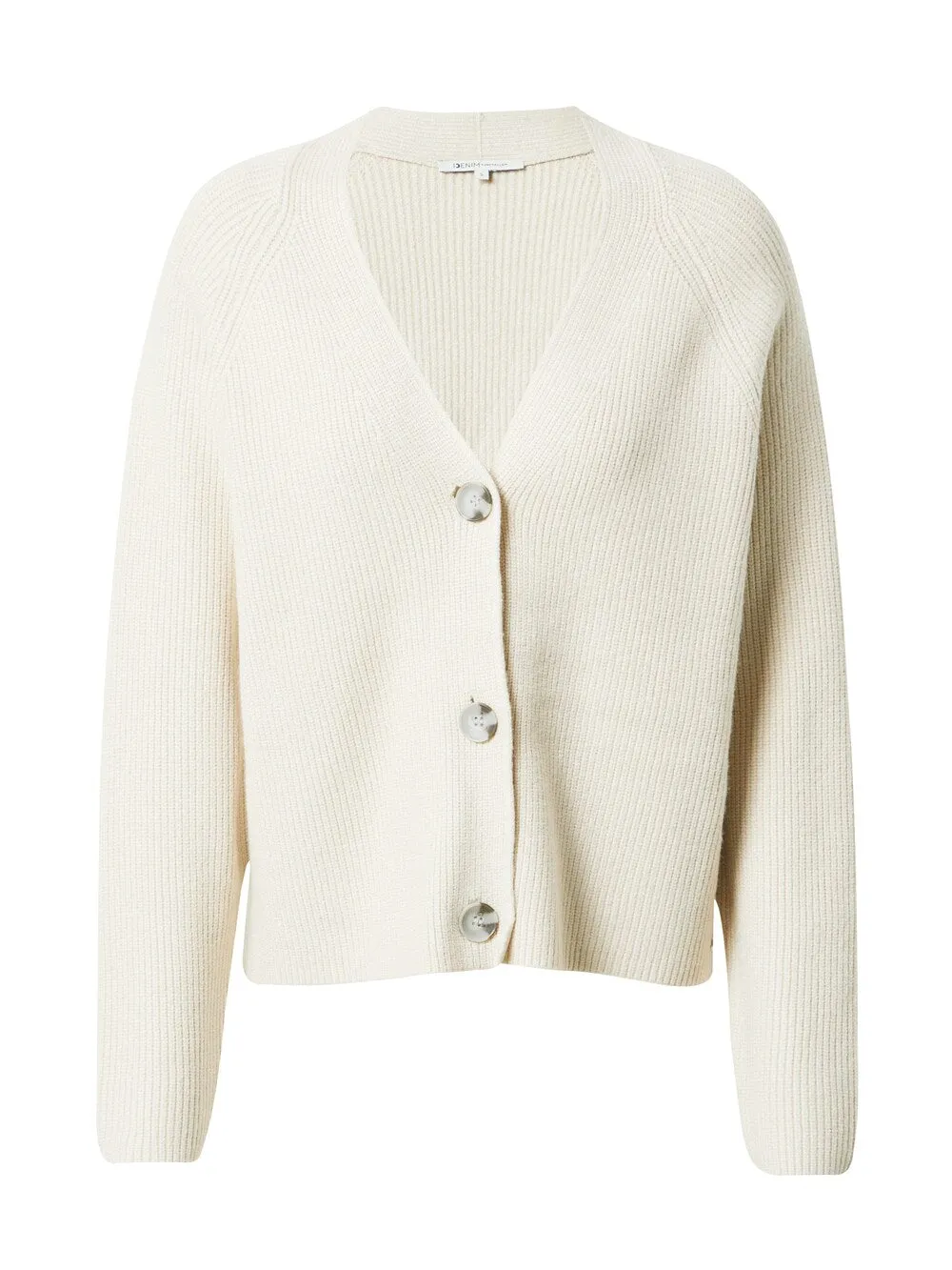 Knitted cardigan Tom Tailor, light beige