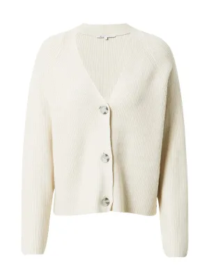 Knitted cardigan Tom Tailor, light beige