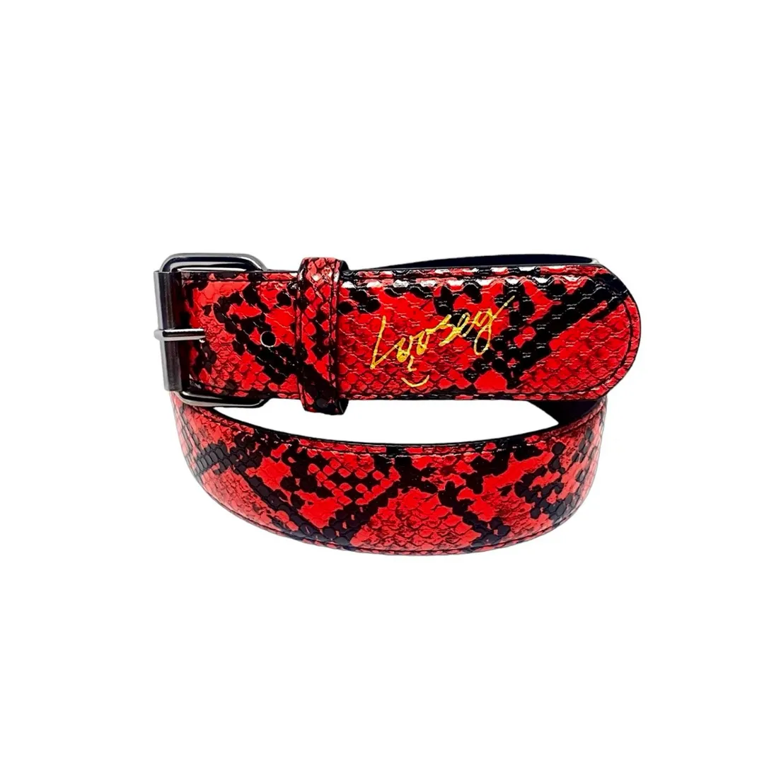 Loosey Slither Belt: Red