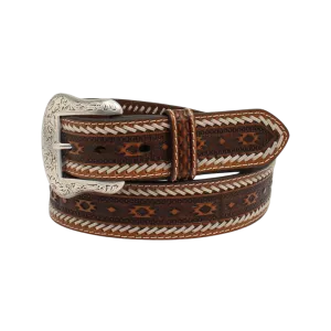 M&F Men's Ariat Southwest Buckstitch Belt