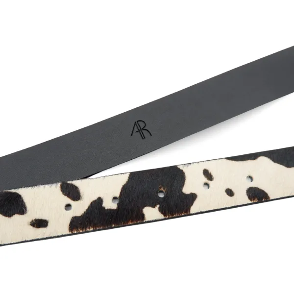 MARIA - Women's Cow Print Genuine Leather Belt