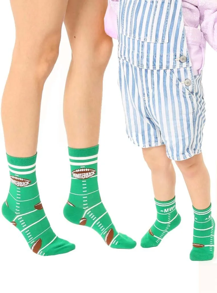 Me & Mini Me Quarterback MVP Football Sock Set *