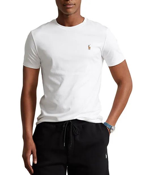 Men's Custom Slim Fit Soft Cotton T-Shirt White