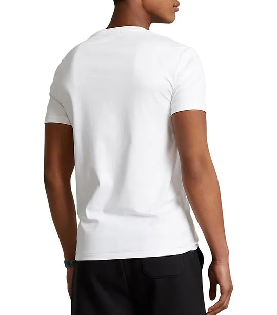 Men's Custom Slim Fit Soft Cotton T-Shirt White