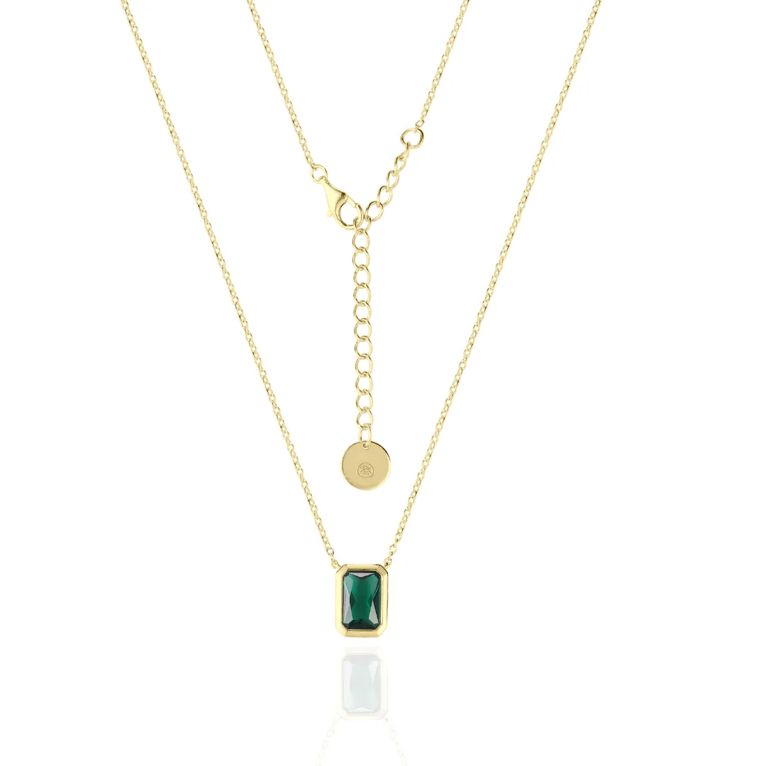 Novella Green Necklace