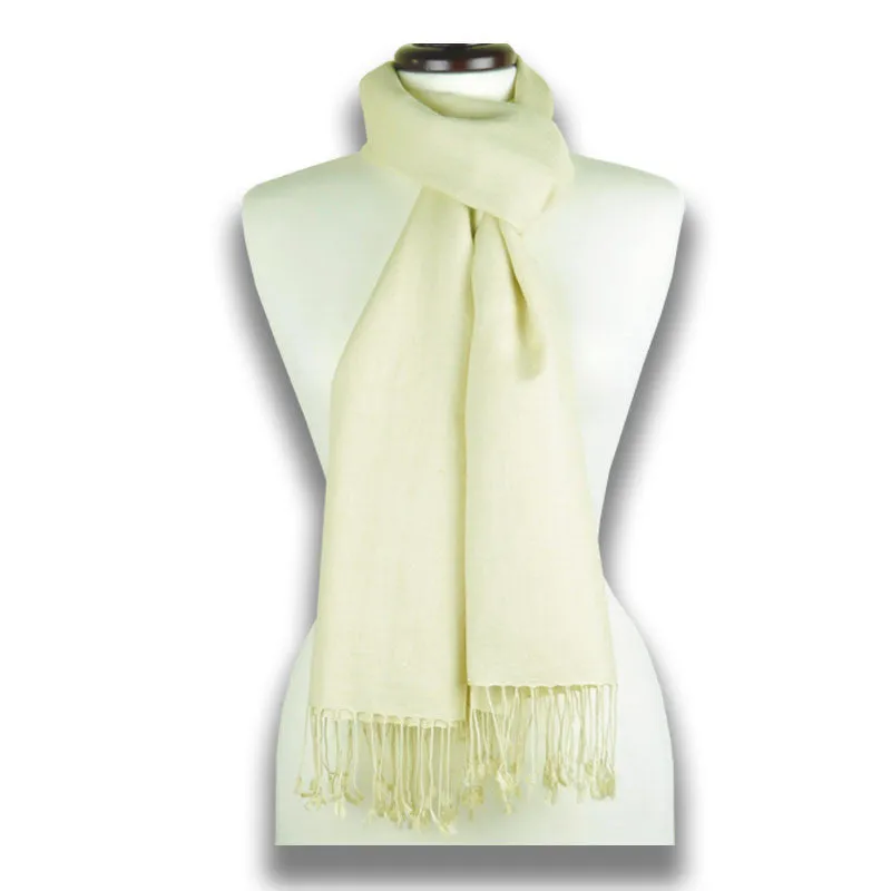 PASHMINA SCARF - Champagne - 78x28"