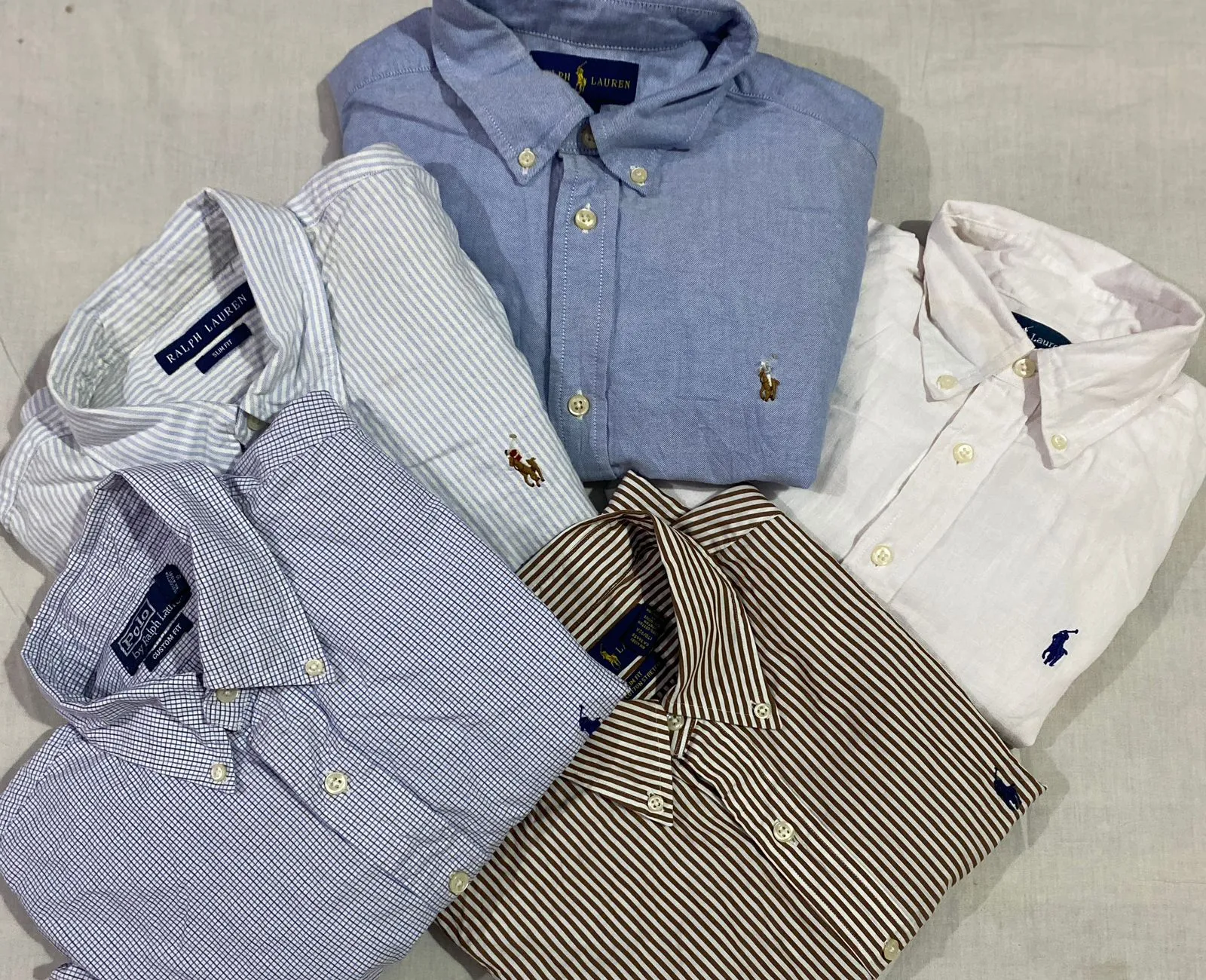 Polo Ralph Lauren Button Down Shirts - 125 Pcs