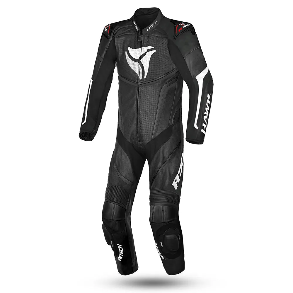 R Tech Hawk 1PC Motorcycle Racing Suit Black