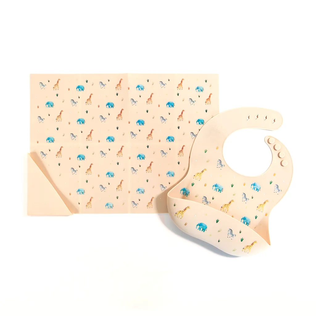 Silicone Placemat Safari Warm Cream