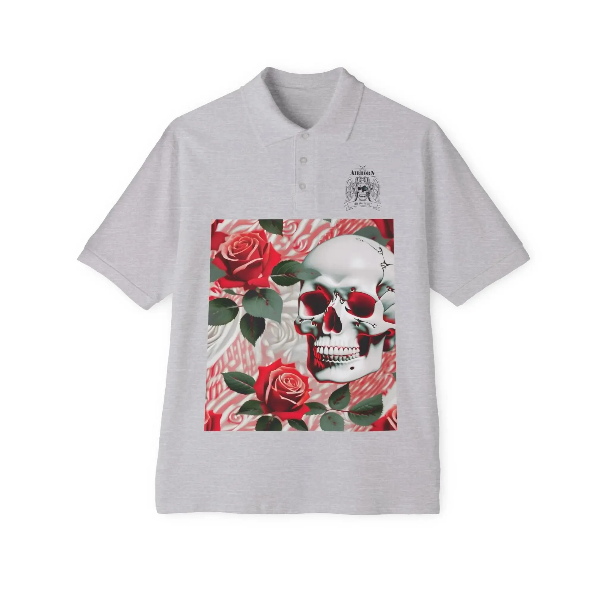 Skulls & Roses Men's Piqué Polo