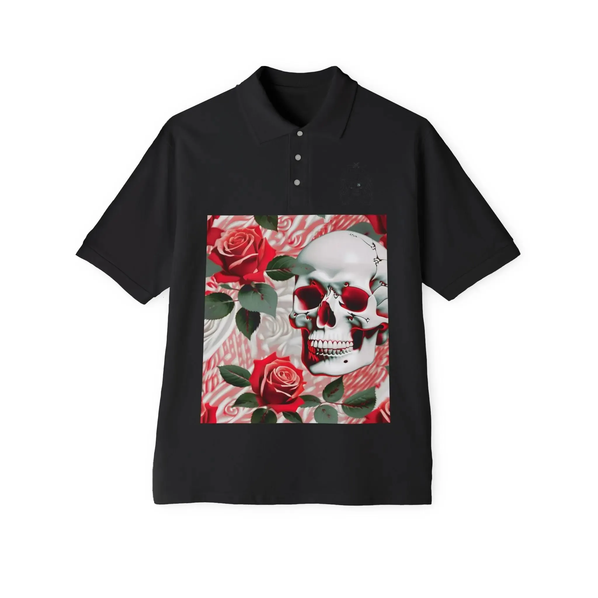 Skulls & Roses Men's Piqué Polo