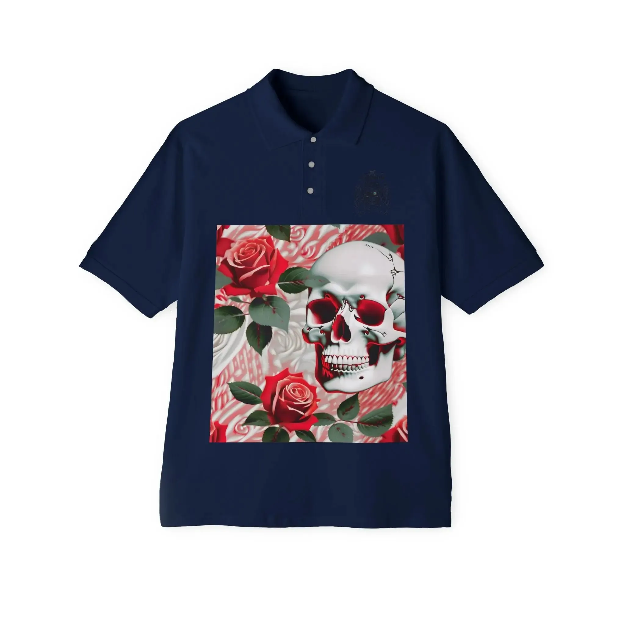 Skulls & Roses Men's Piqué Polo