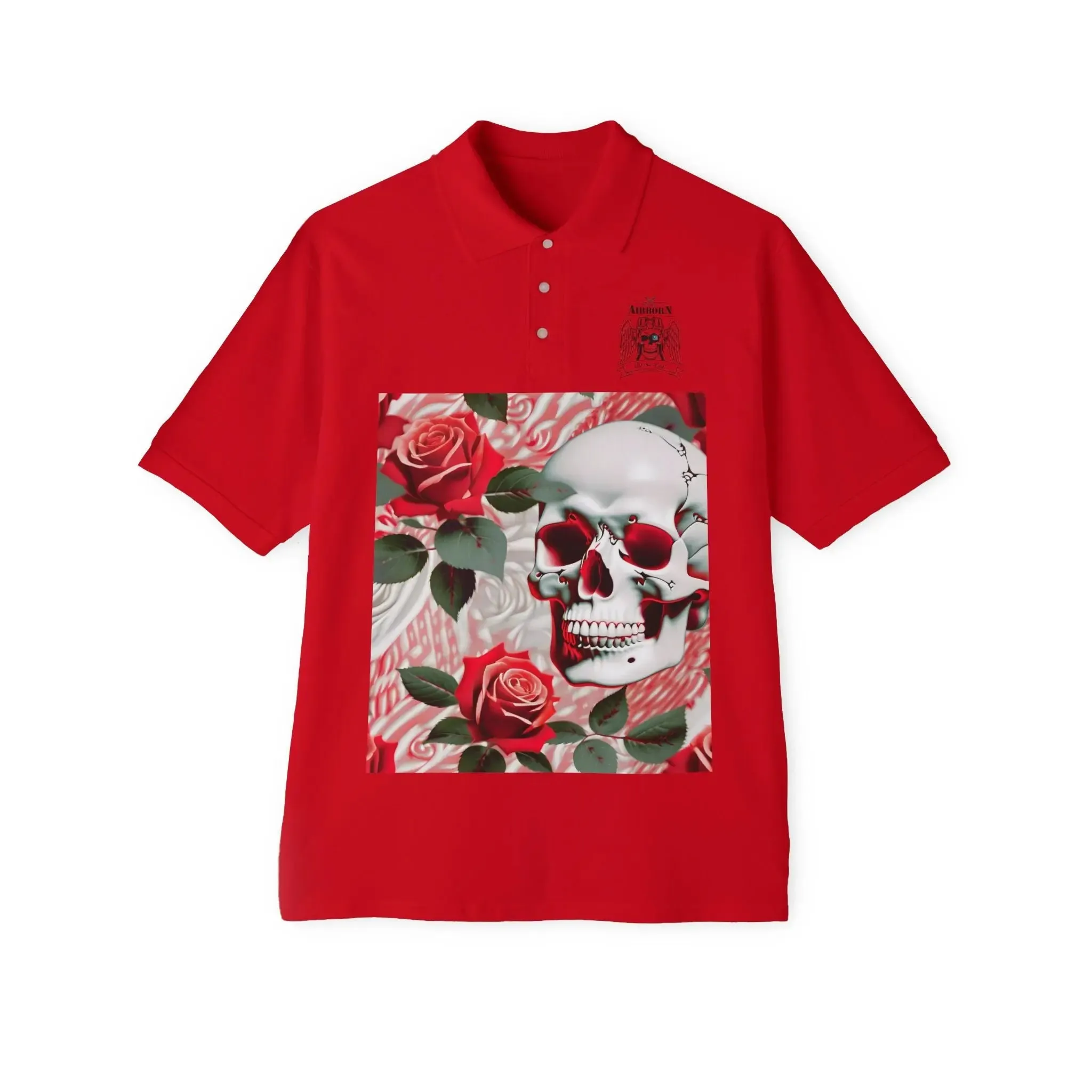 Skulls & Roses Men's Piqué Polo