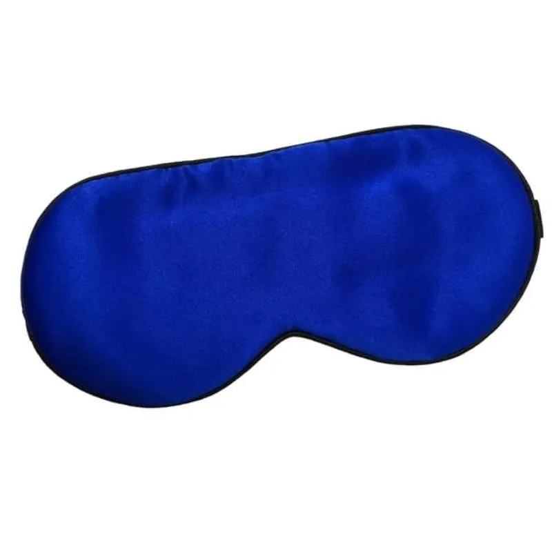 Softouch 100% Silk Sleep Royal Blue Eye Mask