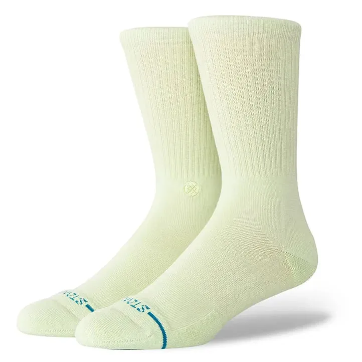 Stance Socks Icon Crew Socks - Greensand