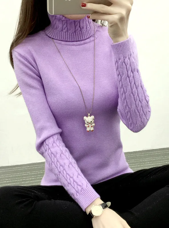 Tops Mujer Knitwear Female Jumper Knitted Coat Femmer