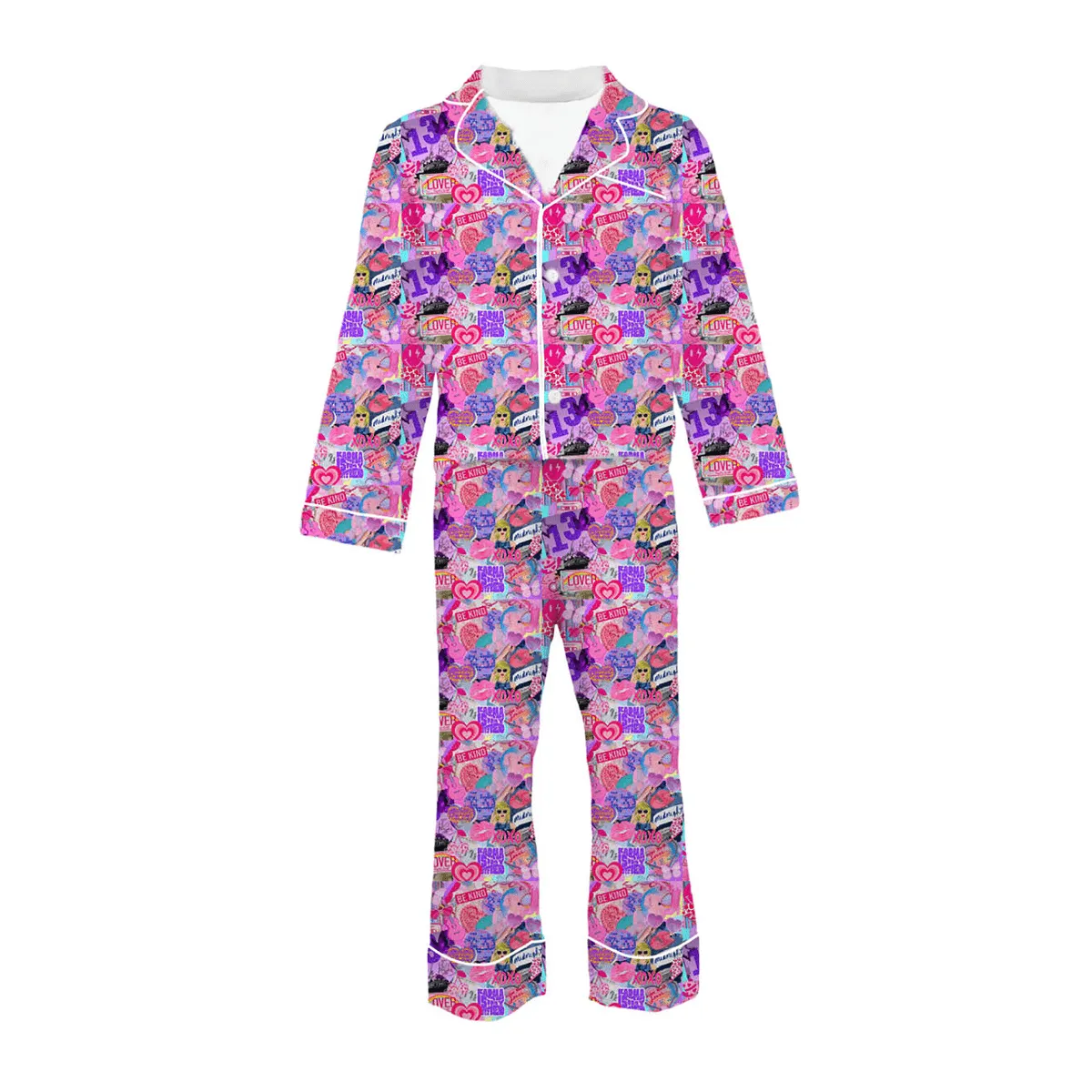 Tween Sets | 2PCS: Taylor Swift Inspired Loungewear Set- Lover Print | Tweenstyle