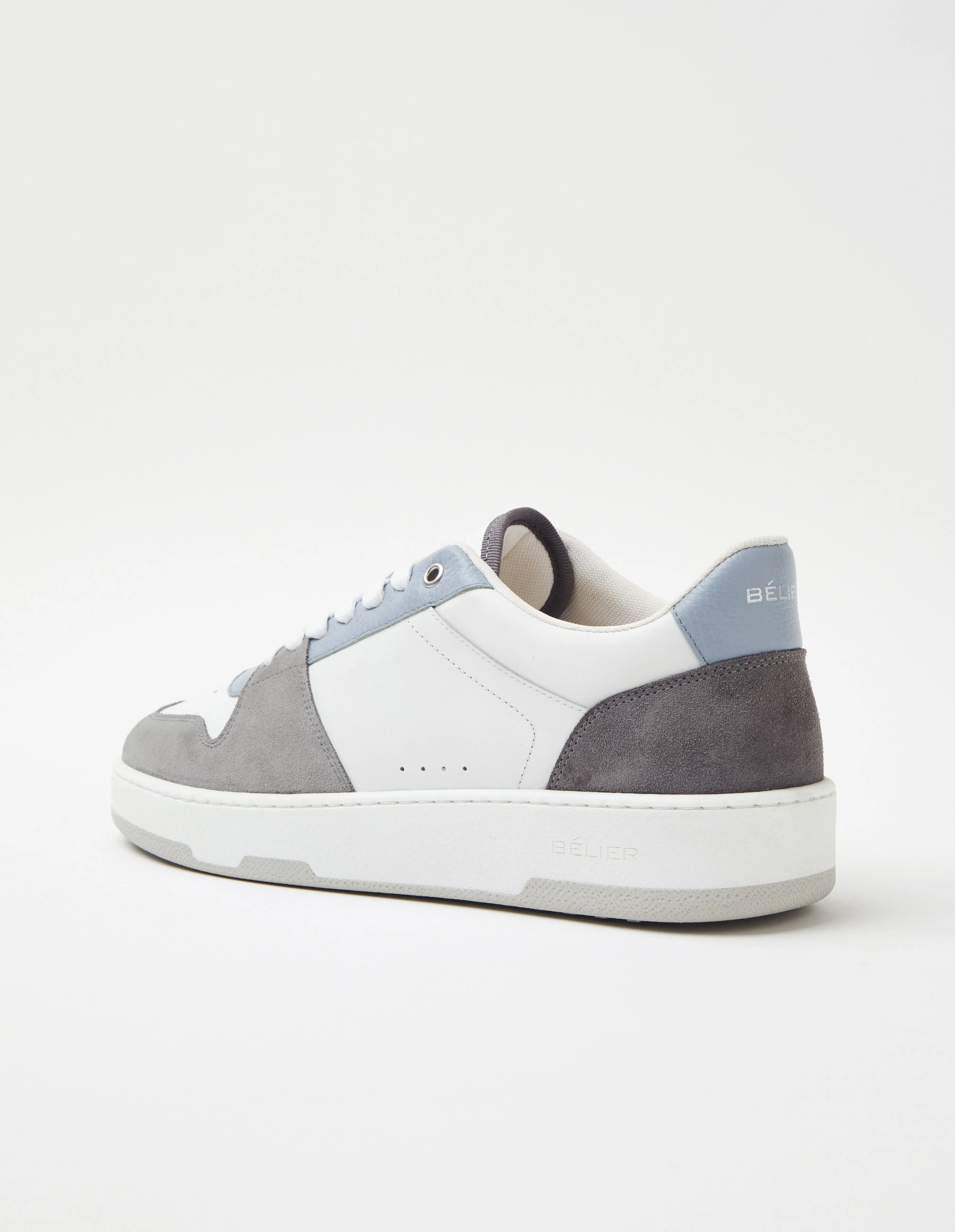 White/Grey/Blue Court Trainer